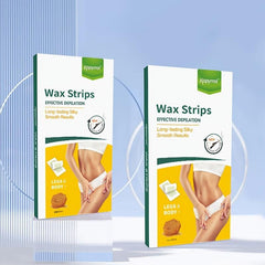 24pcs Painless Wax Strips for Face Legs Arms Underarm Bikini
