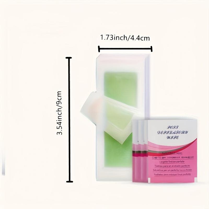 Portable Hair Removal Wax Strips for Facial and Body