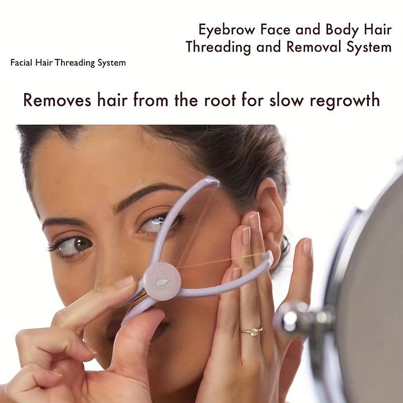 Facial Hair Epilator with 10 Lines for Women - Threading Hair Removal