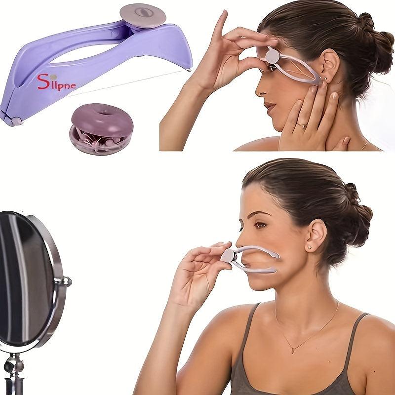 Facial Hair Epilator with 10 Lines for Women - Threading Hair Removal