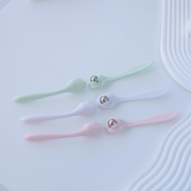 Eye Massage Roller Stainless Steel Ball Manual Eye Massager For Dark Circle