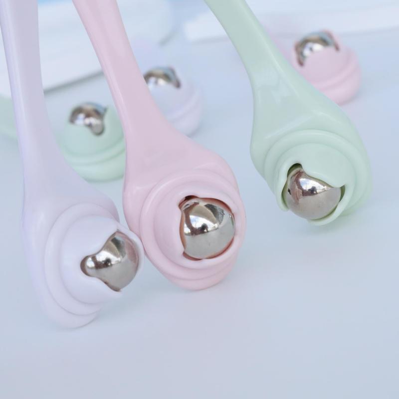 Eye Massage Roller Stainless Steel Ball Manual Eye Massager For Dark Circle