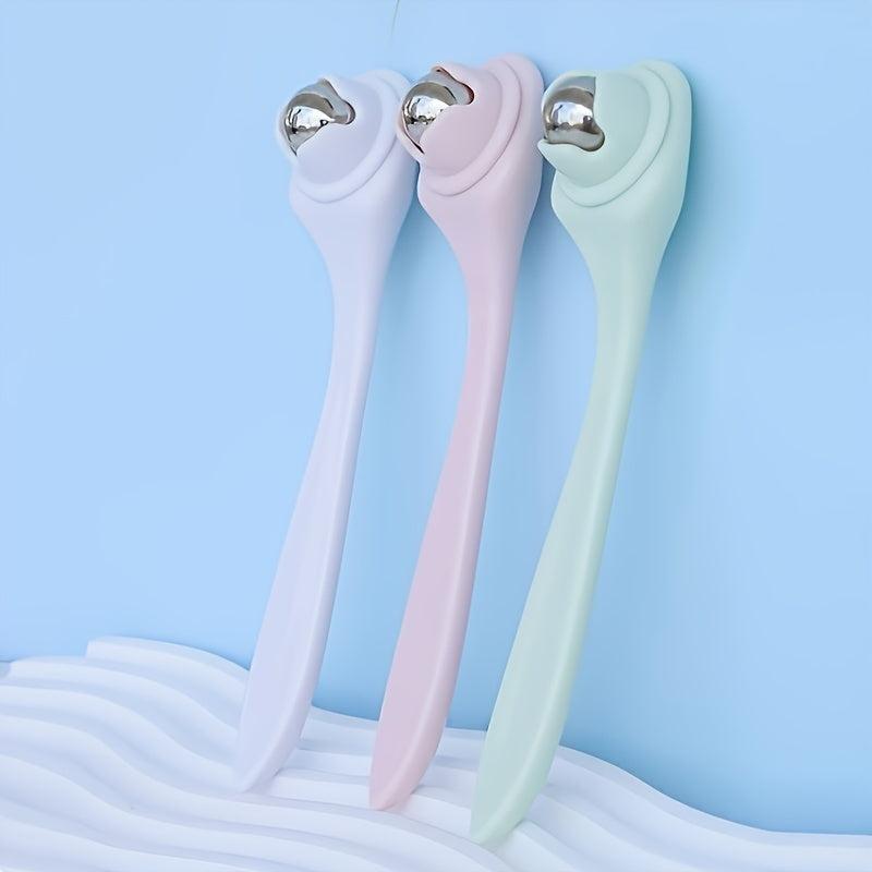 Eye Massage Roller Stainless Steel Ball Manual Eye Massager For Dark Circle