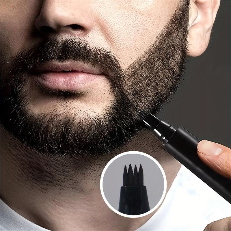 Men's Beard Filling Pen Natural Finish Kit