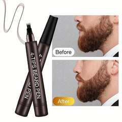 Men's Beard Filling Pen Natural Finish Kit