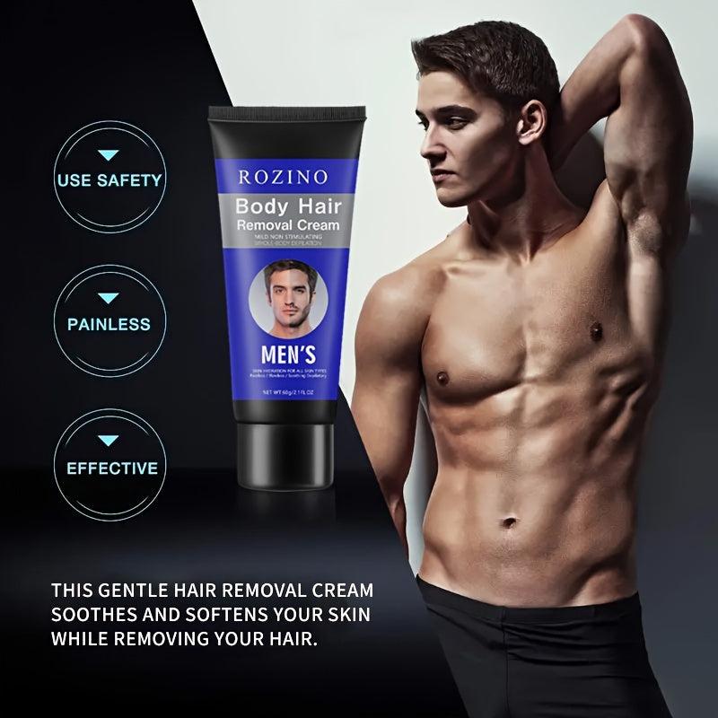 60g Men's Hair Removal Cream Clean Body - Gentle Skin Removal Cream