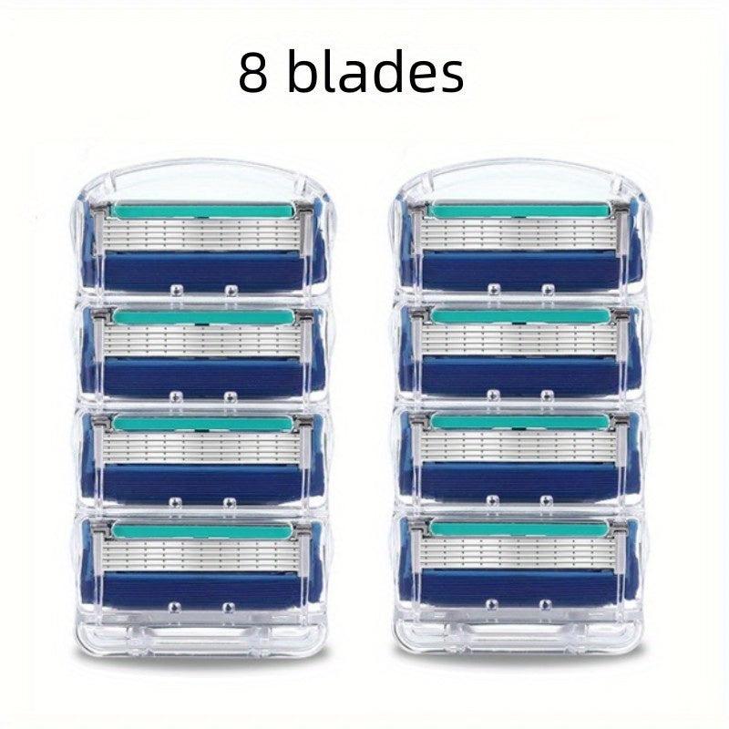 5-Layer Stainless Steel Manual Shaving Razor with Blades