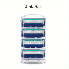 5-Layer Stainless Steel Manual Shaving Razor with Blades