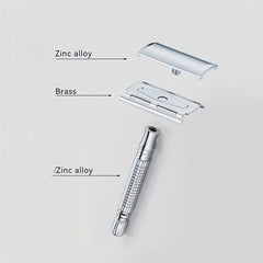 Double Edge Safety Razor with Storage Box for Men and Women