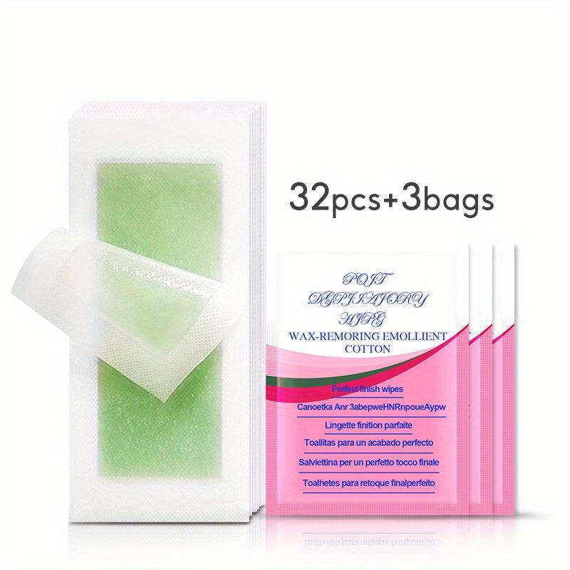 Facial Wax Strips for Women 32 Sheets Easy Hair Removal