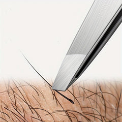 Professional Stainless Steel Tweezers Set 4 Pack