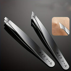 Professional Stainless Steel Tweezers Set 4 Pack