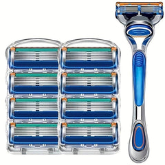 Classic 5 Layer Razor Set with 12 24 Refills Stainless Steel Blades
