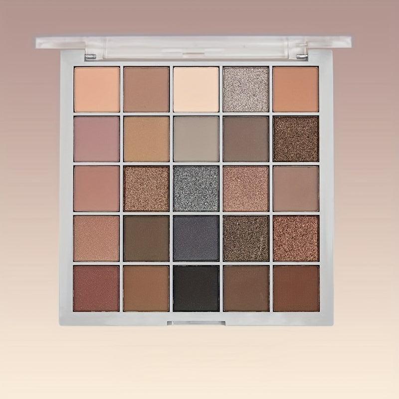 25 Colors Lucky Eyeshadow Palette Matte Pearly Shimmer Sparkle Finish