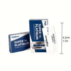 10 Pcs Men's Double-Sided Safety Razor Blades
