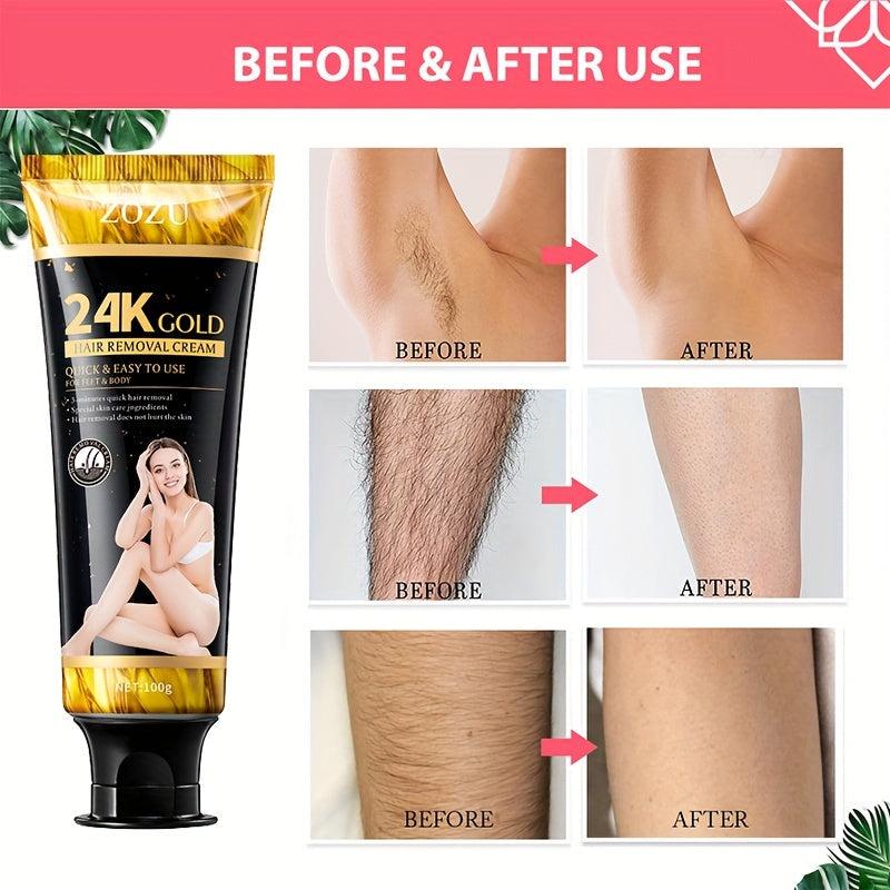 100g Women's Hair Removal Cream Underarms Private Parts Pubic Bikini Painless