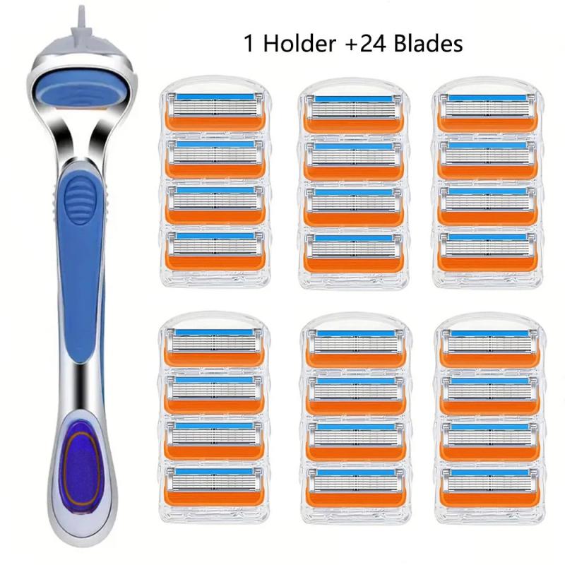 Vintage Wet Shave Safety Razor Replacement Blades - Pack of 24