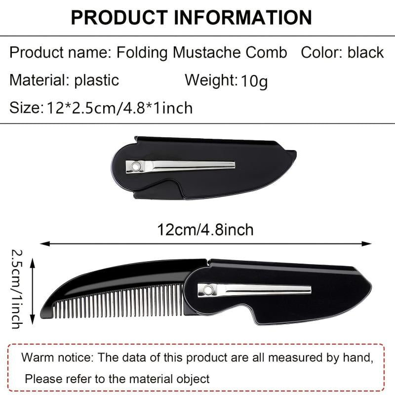 Small Pocket Beard Comb for Men Grooming and Hair Care
