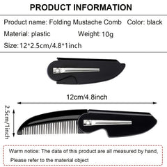 Small Pocket Beard Comb for Men Grooming and Hair Care