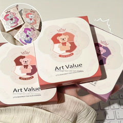 Bear Knight 4 Eyeshadow Palette Waterproof Sparkle Shimmer Matte Finish