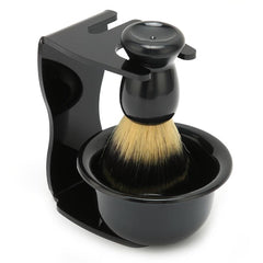 Men's Shaving Brush and Bowl Set - 3 in 1 Shaving Brush Set