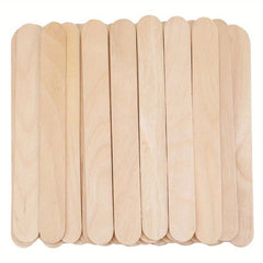200 Natural Wooden Wax Sticks for Hair Removal & Smooth Skin
