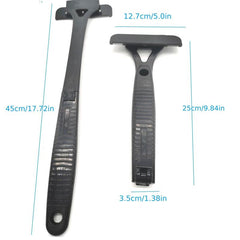 Men's Back Hair Removal Razor with Long Handle - Suitable for Wet and Dry Use