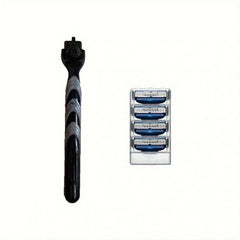 Men's High-End Beard Shaving Kit with 3-Layer Razor & 12 Blades