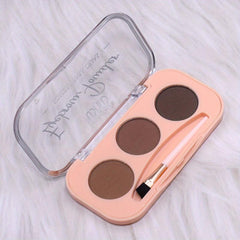 3 Colors Eyebrow Powder Palette Mini Portable Eyebrow Powder Cosmetics