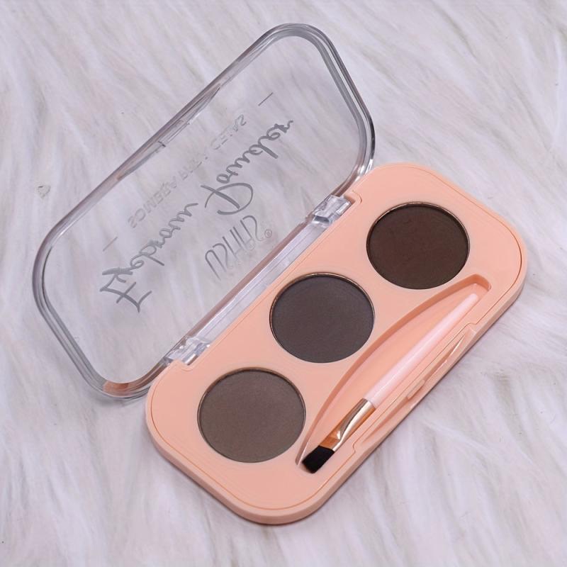 3 Colors Eyebrow Powder Palette Mini Portable Eyebrow Powder Cosmetics