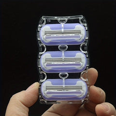 3 Layer Safety Razor for Women - T Shaped Replaceable Head