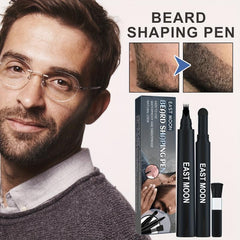 Beard Pencil Kit with Brush for Men - Enhance Mustache Coverage