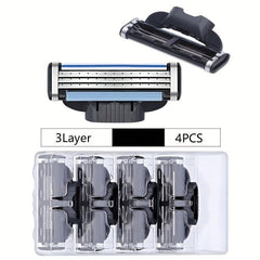 Classic 3 Layer Manual Razor Set with 8 Refills