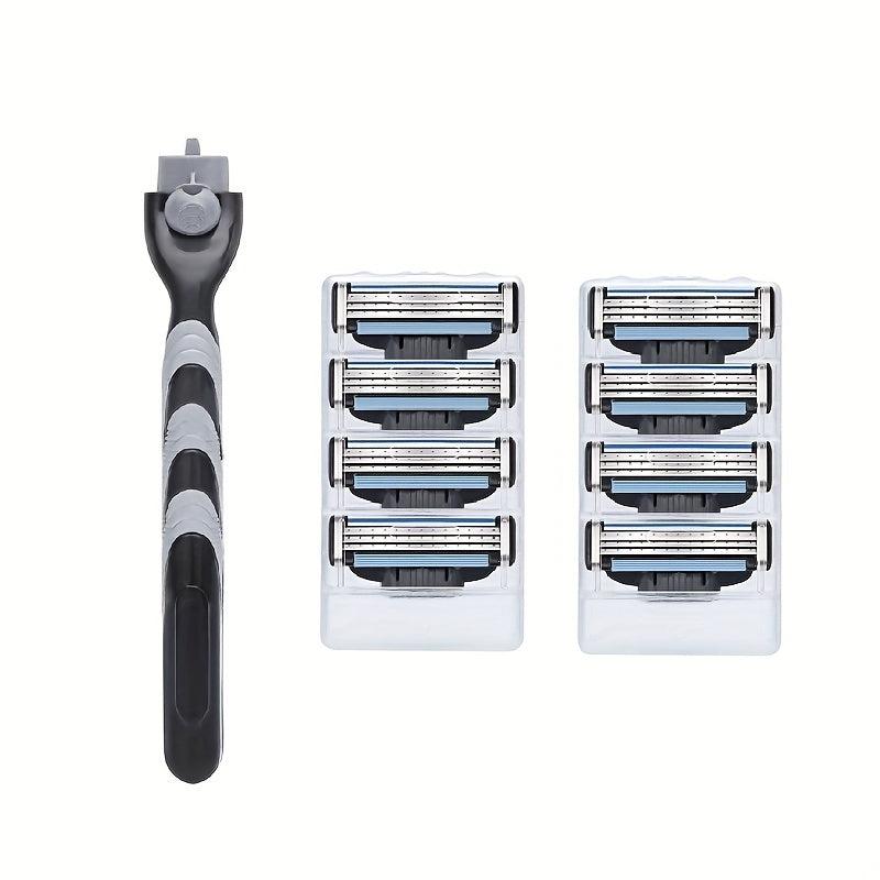 Classic 3 Layer Manual Razor Set with 8 Refills