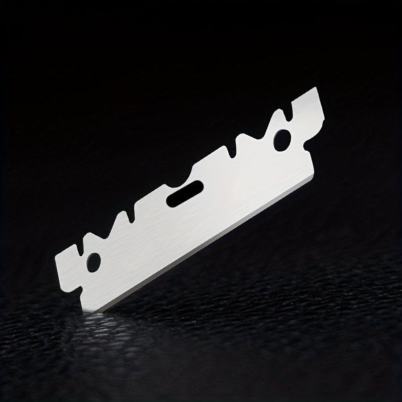 100 Pcs Half Razor Blades For Barber Razors Stainless Straight Edge Blades
