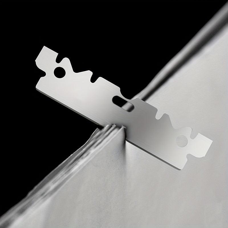 100 Pcs Half Razor Blades For Barber Razors Stainless Straight Edge Blades