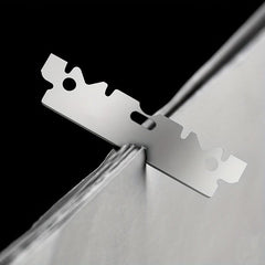 100 Pcs Half Razor Blades For Barber Razors Stainless Straight Edge Blades