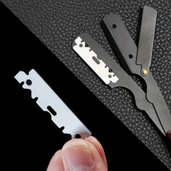 100 Pcs Half Razor Blades For Barber Razors Stainless Straight Edge Blades