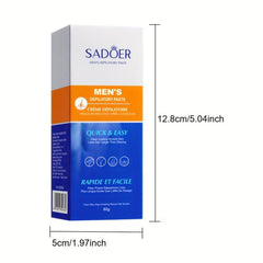 60g Men's Hair Removal Cream Clean Body Facial Beard Armpit Leg Chest