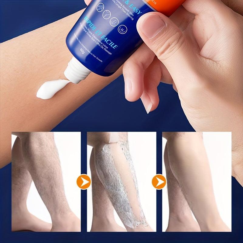 60g Men's Hair Removal Cream Clean Body Facial Beard Armpit Leg Chest