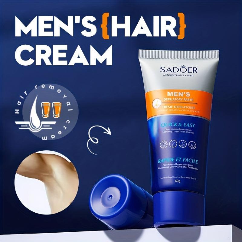 60g Men's Hair Removal Cream Clean Body Facial Beard Armpit Leg Chest