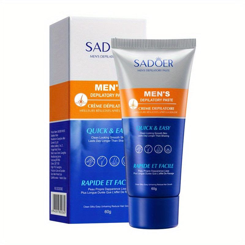 60g Men's Hair Removal Cream Clean Body Facial Beard Armpit Leg Chest