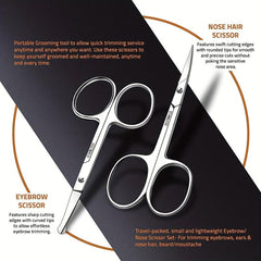 Men's Stainless Steel Facial Hair Scissors