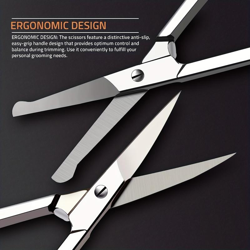Men's Stainless Steel Facial Hair Scissors