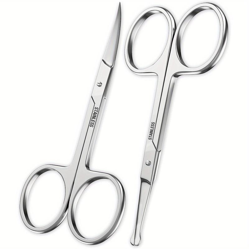 Men's Stainless Steel Facial Hair Scissors