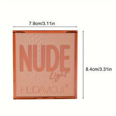 9-Color Eyeshadow Palette Brown Red Tone Matte Pearly Finish
