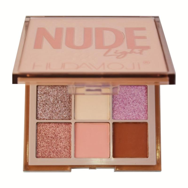 9-Color Eyeshadow Palette Brown Red Tone Matte Pearly Finish