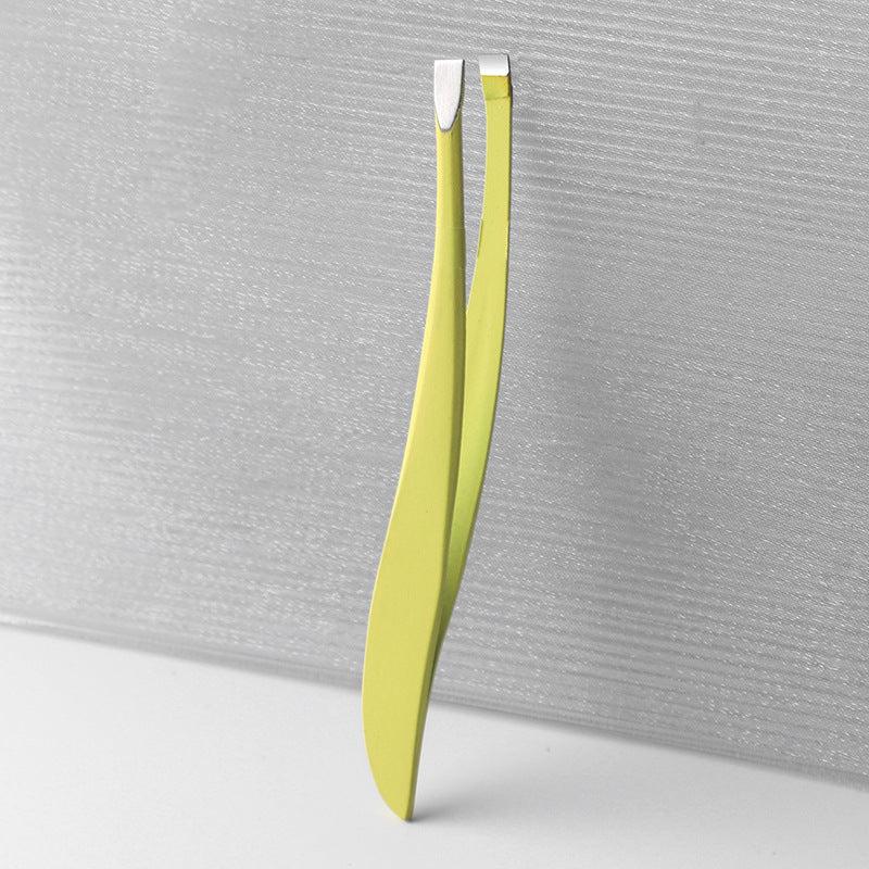 4 Pcs Colorful Stainless Steel Tweezers Set Eyebrow Face Nose Hair Remover
