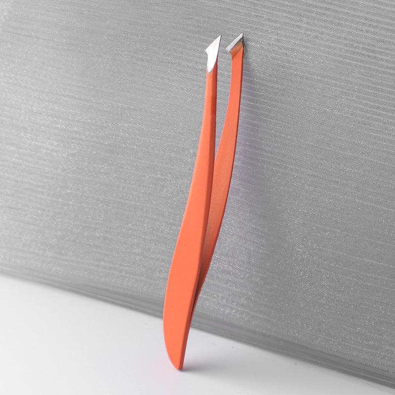4 Pcs Colorful Stainless Steel Tweezers Set Eyebrow Face Nose Hair Remover