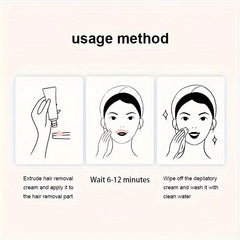 Hair Removal Cream for Women Sensitive Formula Bikini Remover